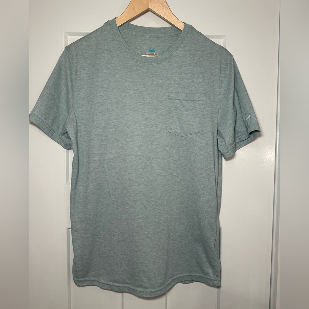 Myles Everyday Pocket Tee, Neutral Green, Size Medium